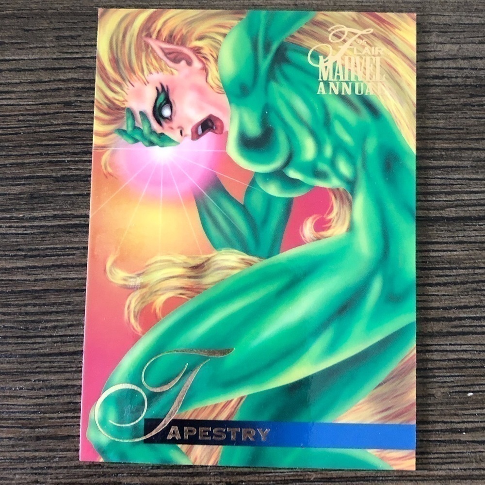 1995 Flair Marvel Annual Trading Card: Tapestry # 37